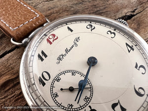 H.Y.Moser et Cie Coverted Pocket Watch Sub Dial at 9, Manual, 46mm