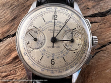 Load image into Gallery viewer, Universal &#39;Compur&#39; Chronograph c.1940s with Lovely Original Dial, Manual, 34.5mm
