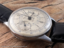 Load image into Gallery viewer, Universal &#39;Compur&#39; Chronograph c.1940s with Lovely Original Dial, Manual, 34.5mm
