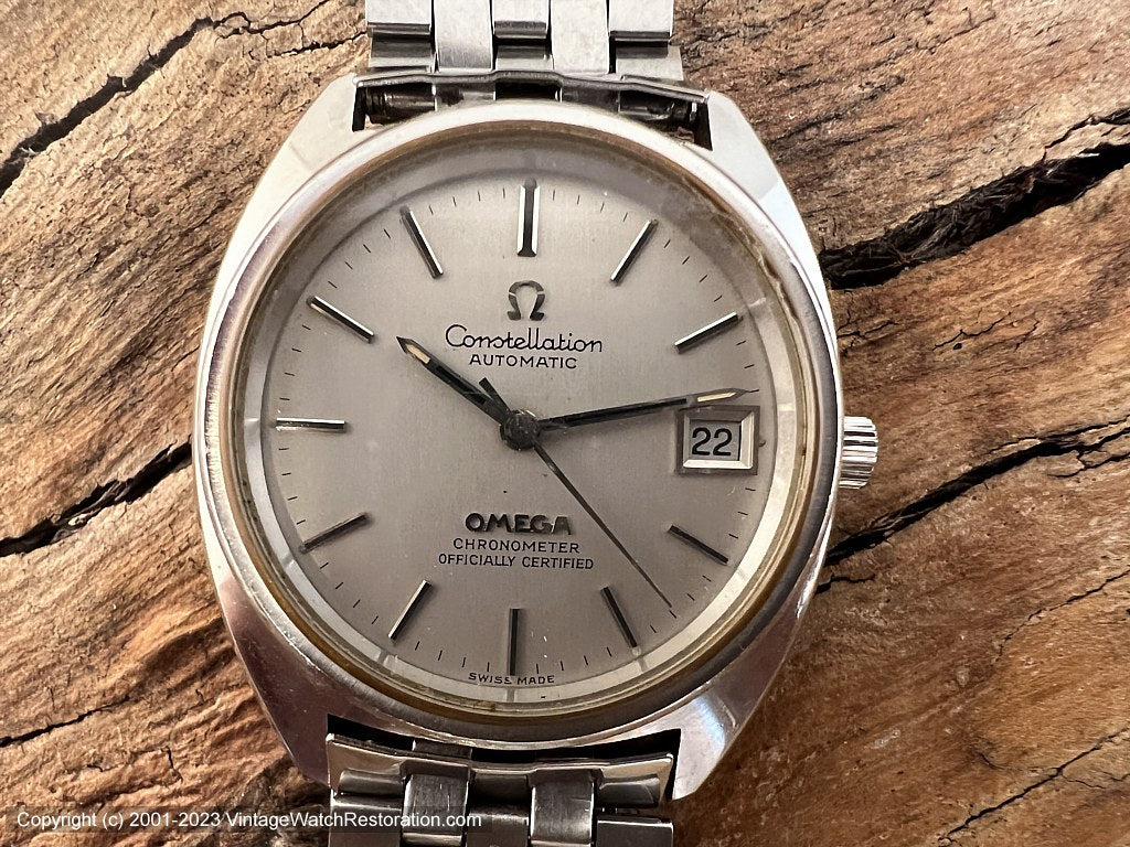 Omega Constellation Chronometer Date, Automatic, 35x41mm