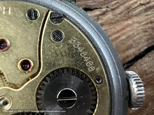 Load image into Gallery viewer, Zenith Yellow Patina Dial with Fine Black Numbers c1940s, Manual, 33mm
