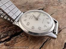 Load image into Gallery viewer, Benrus 3 Star Pearl Dial with Decorative Bracelet, Automatic, 34mm
