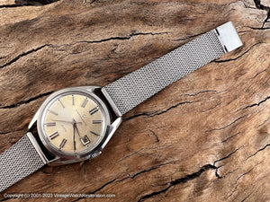 Eterna-Matic 'KonTiki' Golden Hue Dial with Date, Automatic, Very Large 37.5mm