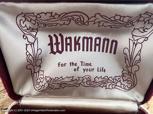 Wakmann with Irridescent Golden Hue Dial in Original Case (NOS), Manual, 32.5mm