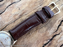 Load image into Gallery viewer, Wittnauer Sixties Silver Floral Pattern Dial with Original Box, Manual, 32.5mm
