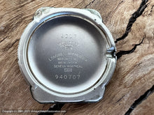 Load image into Gallery viewer, Wittnauer Sixties Silver Floral Pattern Dial with Original Box, Manual, 32.5mm
