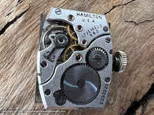 Load image into Gallery viewer, Hamilton Original Dial in Rectangular Case with Elongated Stacked Lugs, Manual, 21x42mm
