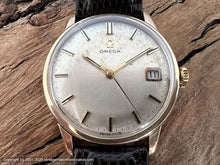 Load image into Gallery viewer, Omega 9K Gold Case Light Patina, Cal 611, Date, Manual, 34mm
