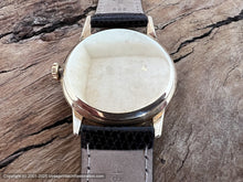 Load image into Gallery viewer, Omega 9K Gold Case Light Patina, Cal 611, Date, Manual, 34mm
