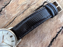 Load image into Gallery viewer, Omega 9K Gold Case Light Patina, Cal 611, Date, Manual, 34mm
