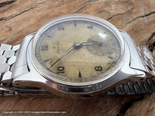 Load image into Gallery viewer, Zenith Military Style with Mustard Dial and Fish Scale Bracelet, Manual, 32mm
