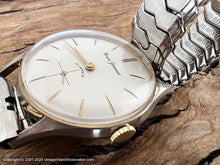 Load image into Gallery viewer, Henri Gireaux Super Clean White Calatrava Dial with Elastofixo Bracelet, Manual, 35mm
