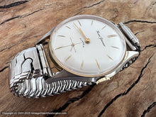 Load image into Gallery viewer, Henri Gireaux Super Clean White Calatrava Dial with Elastofixo Bracelet, Manual, 35mm
