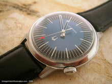 Load image into Gallery viewer, Rare Blue Sunburst Pattern Accutron, Electric, 35mm
