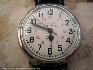Bulova Accutron Railroad Approved 24-Hour Dial, Electric, Large 36mm