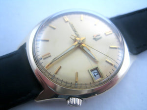 Minty 1969 14K Solid Gold 218 Accutron, Electric, 34mm