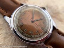 Load image into Gallery viewer, Alprosa (Enicar) Military Style with Two-Tone Copper Dial, Manual, 32mm

