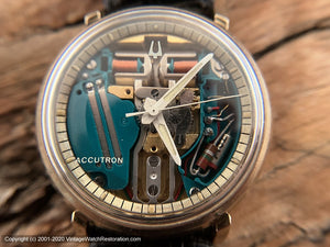 Accutron 'Spaceview' See-Through Dial, 1967, Electronic, 35mm