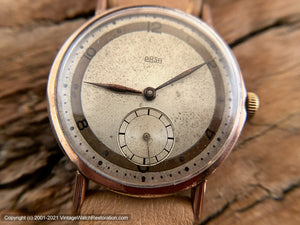 Arsa Two-Tone Dial with Fab Patina in Rose-Gold Plated Case, Manual, 35mm
