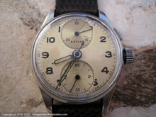 Load image into Gallery viewer, Wonderful Baylor (Heuer) Chronograph with Yellow Patina Dial , Manual, Large 34mm

