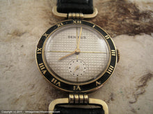 Load image into Gallery viewer, Unusual Benrus White Checker Pattern Dial with Pivot Style Lugs, Manual, 32mm
