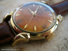 Load image into Gallery viewer, NOS Benrus Amber Dial with Deco Lugs, Manual, 33mm
