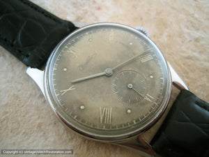 Breitling Rare Original Mustardy Roman Dial, Manual, 34mm