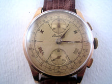 Load image into Gallery viewer, 18K Rose Gold Breitling Rare Venus 170 Beauty, Chronograph, Huge 38mm
