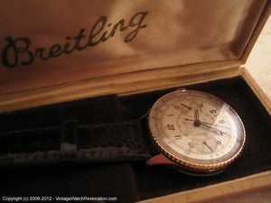 18K Rose Gold Breitling Chronomat 217012 - The Holy Grail, Manual, Huge 36mm