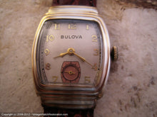 Load image into Gallery viewer, Bulova Two Tone Deco Case, Manual, 25x35.5mm
