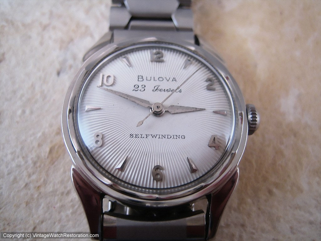 Bulova 23 jewels sale self winding six adjustments