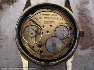 Bulova Sea King Golden Textured Dial, Manual, 32mm