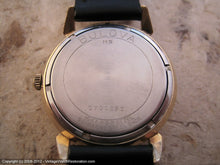 Load image into Gallery viewer, Bulova Black and Gold Roman Modern Dial, Manual, 33mm
