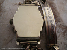 Load image into Gallery viewer, Bulova Depression Era Stepped Pyramid Case, Manual, 25x37mm
