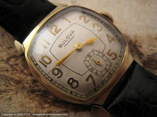 Load image into Gallery viewer, Bulova Square Tonneau Case with Ivory Dial, Manual, 27.5x35mm

