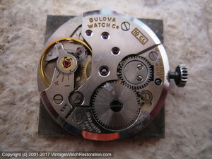 Bulova Square 'Counselor' with Original Matching Bracelet, Manual, 26.5x26.5mm