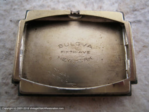 Wonderful Bulova Champagne Dial with Scalloped Case, Manual, 21.5x37.5mm