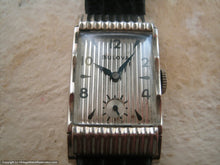 Load image into Gallery viewer, Fifth Avenue Art Deco Bulova Tank Gem, Manual, 21x38mm
