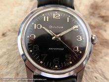 Load image into Gallery viewer, Bulova, Bold and Beautiful Black Dial, Manual, 32.5mm
