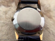 Load image into Gallery viewer, Bulova from the Fifties with Golden Patina, Pie Pan Dial and Curved Lugs, Manual, 29mm
