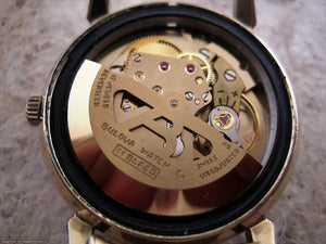 Bulova Gleaming Golden Roman Style Dial with Date, Automatic, 33mm