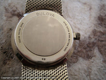 Load image into Gallery viewer, Bulova &#39;Slimline&#39; Charcoal Gray Dial with Date and Amazing Mesh Bracelet (OC), Manual, 34mm
