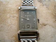 Load image into Gallery viewer, Rare 14K White Gold Bulova with Kreisler Woven Mesh Bracelet, Manual, 21.5x39.5mm
