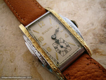 Load image into Gallery viewer, Fantastically Decorative Stepped Design Bulova, Manual, 27x37mm

