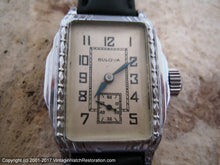 Load image into Gallery viewer, Art Deco Stepped Case Bulova, Manual, 26x37mm
