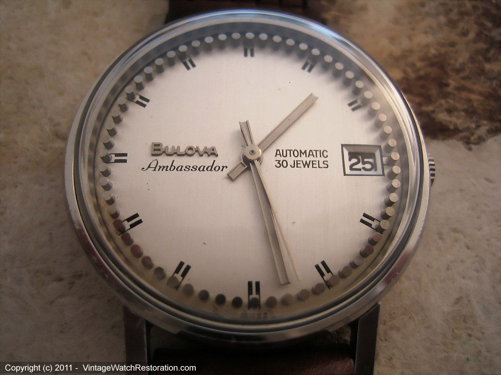 Bulova ambassador clearance automatic 30 jewels