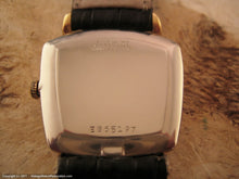 Load image into Gallery viewer, Spotless Bulova TV-Shaped Case with Black Dial, Manual, Assymetrical
