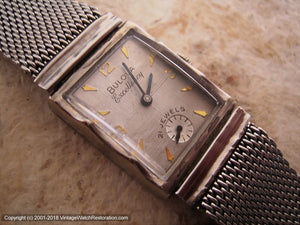 Bulova 'Excellency' with Textured Quadrant Dial, Manual, 22x29mm