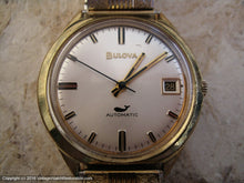 Load image into Gallery viewer, Bulova &#39;Whale Logo&#39; with Date, Automatic, 36x39mm
