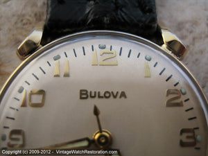 Bold and Beautiful Bulova with Turned Lugs, Manual, 32mm